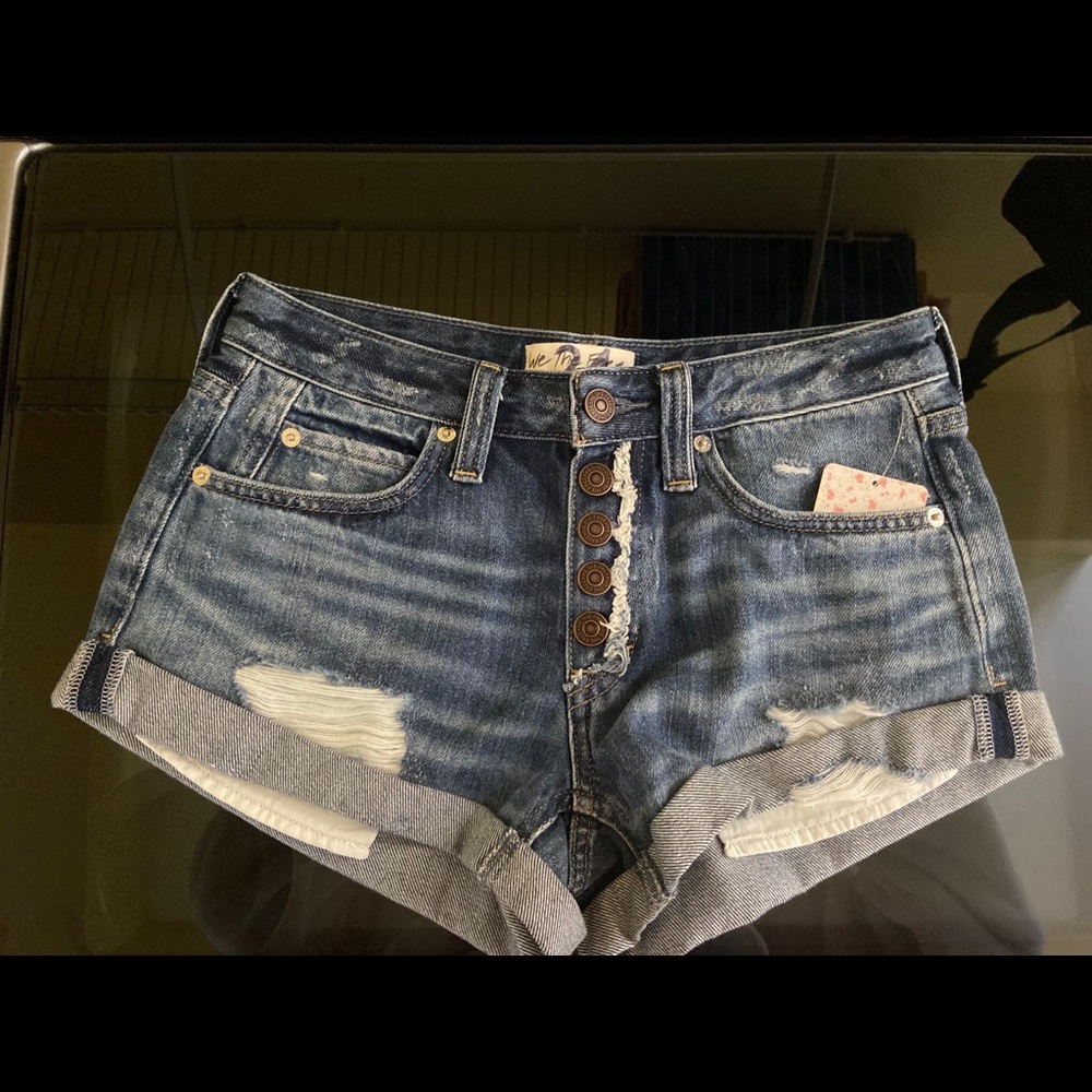Free people jean shorts